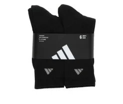 6 Pair Men's Cushioned Crew Socks|Adidas Sale