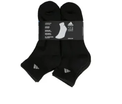 6 Pair Men's Cushioned Quarter Socks|Adidas Best