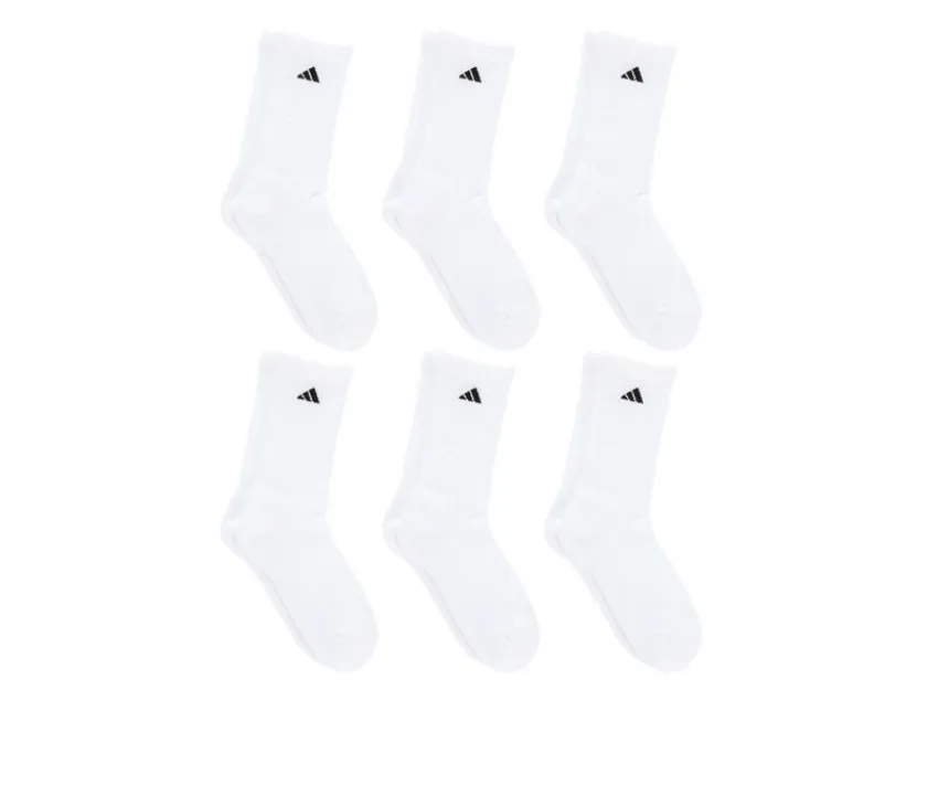 6 Pair Men's Cushioned Crew Socks|Adidas Hot