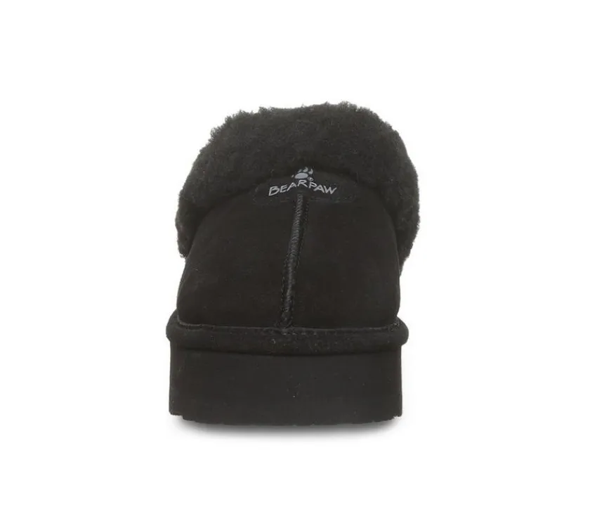 Retro Loki Platform Winter Clog Slippers|Bearpaw Clearance