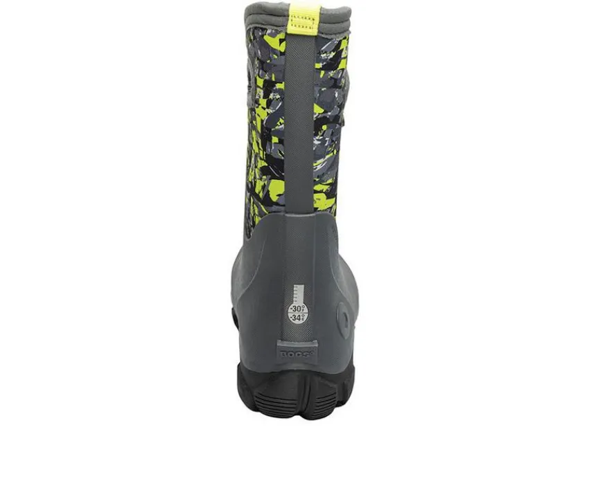 Boys' Little Kid & Big Kid Seamless Edgy Camo Rain Boots|Bogs Footwear Best