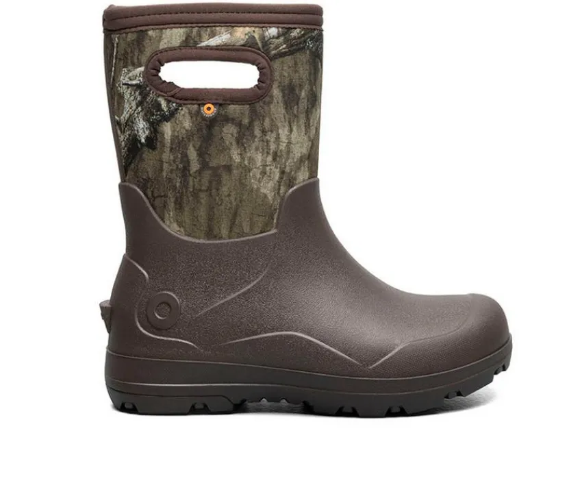 Bogs Footwear Boots|Big Kid (Sizes 3.5-7)>Boys' Little Kid & Big Kid York Seamless Mossy Rain Boots