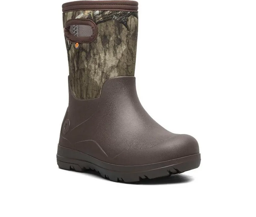 Bogs Footwear Boots|Big Kid (Sizes 3.5-7)>Boys' Little Kid & Big Kid York Seamless Mossy Rain Boots