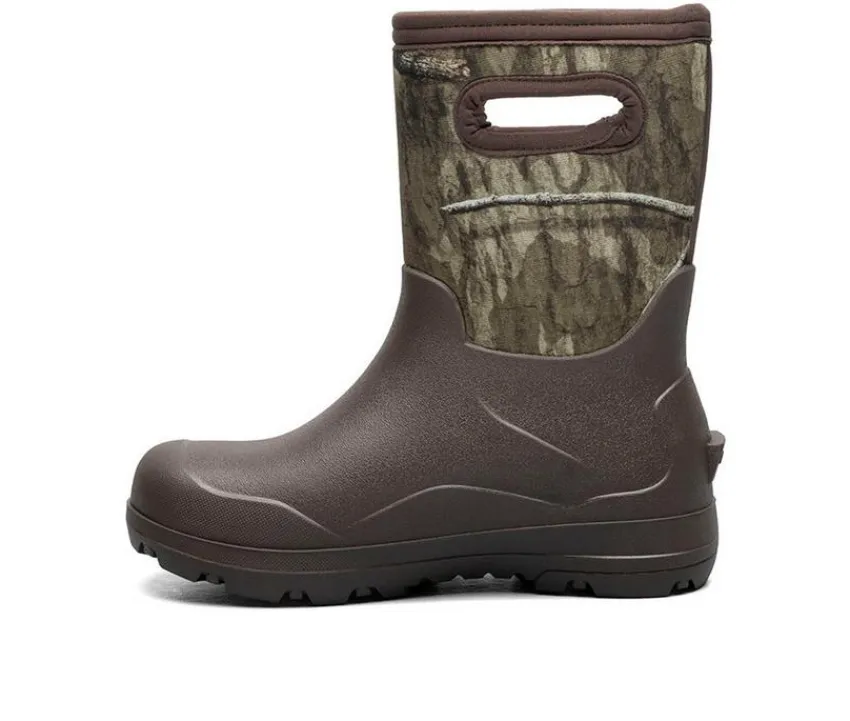 Bogs Footwear Boots|Big Kid (Sizes 3.5-7)>Boys' Little Kid & Big Kid York Seamless Mossy Rain Boots