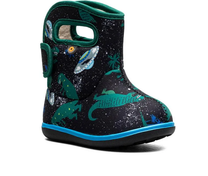 Bogs Footwear Toddler (Sizes 4.5-10)|Boots>Boys' Toddler Baby Bogs II Dino Rain Boots