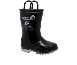 Boys' Little Kid PVC Light-Up Rain Boots|Case IH