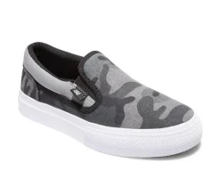 Boys' Little Kid & Big Kid Manual Slip On Skate Sneakers|DC Hot