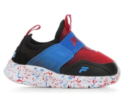 Fila Athletics & Sneakers|Toddler (Sizes 4.5-10)>Boys' Toddler Landbuzzer Marble Slip-On Running Shoes