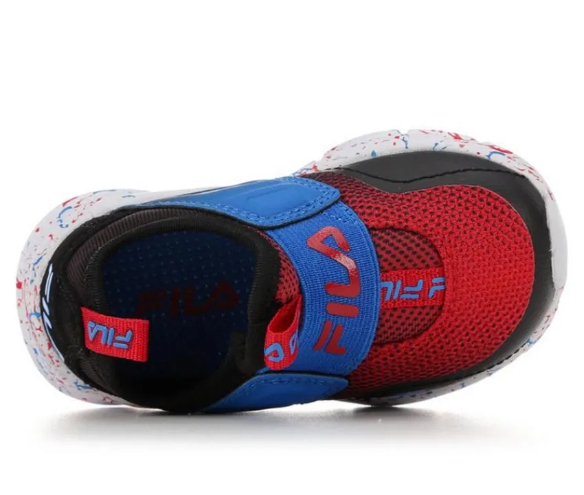 Fila Athletics & Sneakers|Toddler (Sizes 4.5-10)>Boys' Toddler Landbuzzer Marble Slip-On Running Shoes