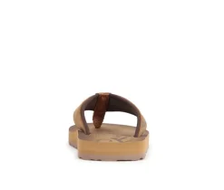 Boys' Little Kid & Big Kid Cuero Debossed Thong Strap Sandals|Flojos Outlet
