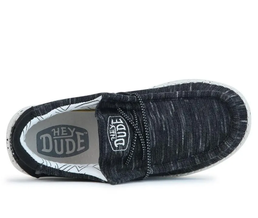 Boys' Little Kid & Big Kid Wally Youth Stretch Casual Shoes|HEYDUDE Best