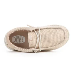 Boys' Little Kid & Big Kid Wally Stretch Sox Casual Shoes|HEYDUDE