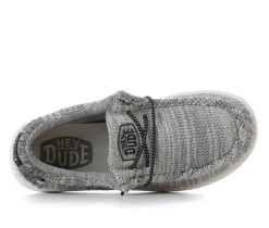 Boys' Little Kid & Big Kid Wally Youth Stretch Casual Shoes|HEYDUDE Discount