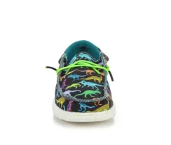 Boys' Little Kid Wally Youth Dino Casual Shoes|HEYDUDE Clearance