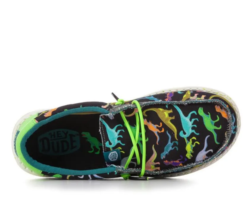 Boys' Little Kid Wally Youth Dino Casual Shoes|HEYDUDE Clearance