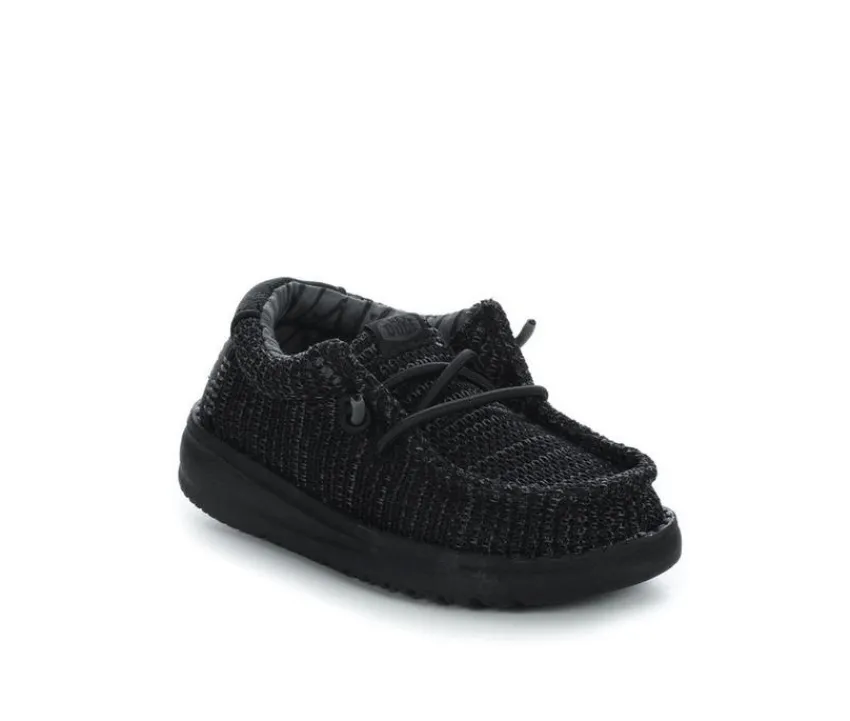 Boys' Toddler Wally Stetch Sox Casual Shoes|HEYDUDE Hot