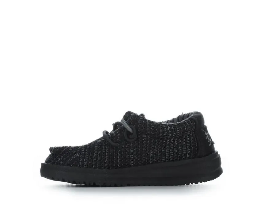 Boys' Toddler Wally Stetch Sox Casual Shoes|HEYDUDE Hot