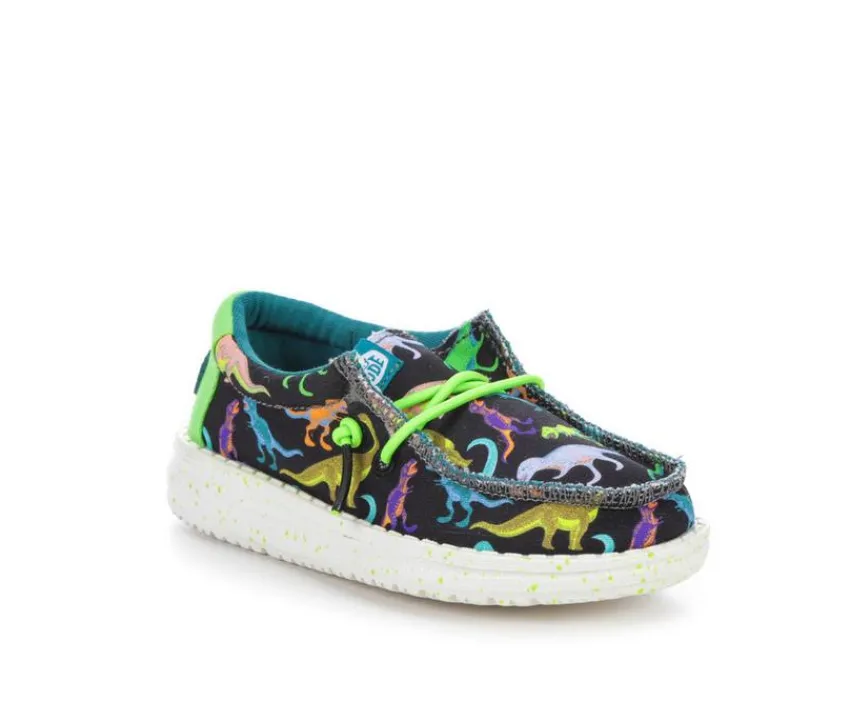 Boys' Toddler Wally Dino Casual Shoes|HEYDUDE