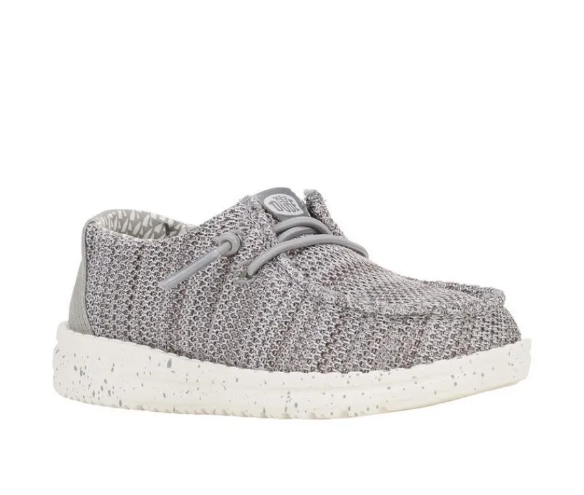 Boys' Toddler Wally Stetch Sox Casual Shoes|HEYDUDE Hot