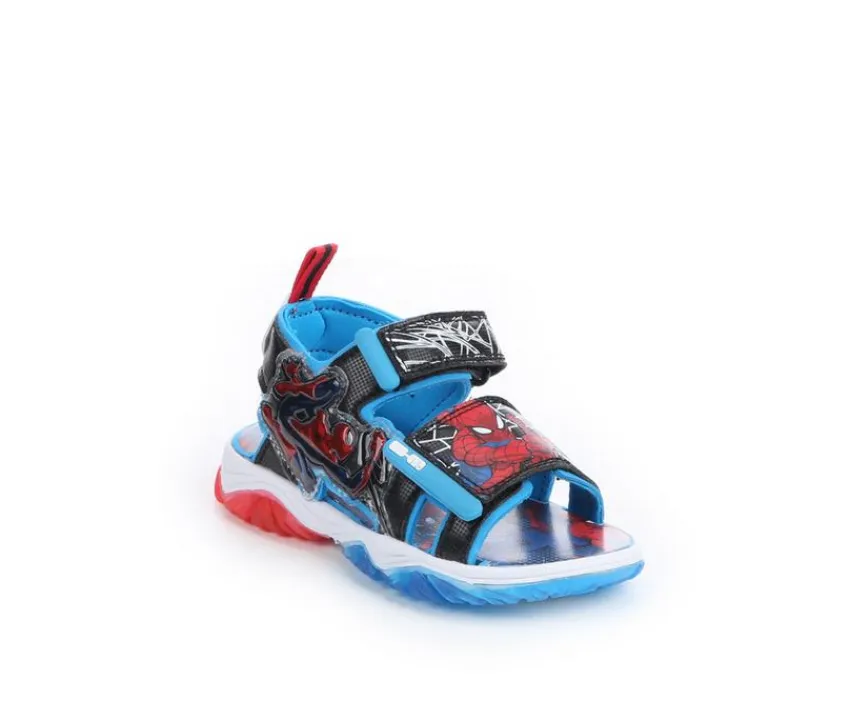 MARVEL Casual|Toddler (Sizes 4.5-10)>Boys' Toddler & Little Kid Spiderman Light-Up Sandals