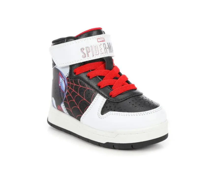 Boys' Toddler Spider Mid Top Sneakers|MARVEL Clearance