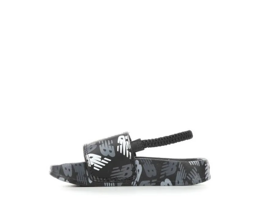 New Balance Infant (Sizes 0-4)|Toddler (Sizes 4.5-10)>Boys' Infant & Toddler 200 BLK RP Sport Slides