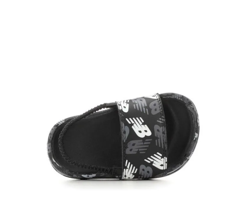 New Balance Infant (Sizes 0-4)|Toddler (Sizes 4.5-10)>Boys' Infant & Toddler 200 BLK RP Sport Slides