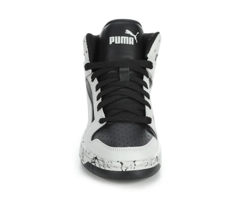 Puma Athletics & Sneakers>Boys' Big Kid Rebound Lay Up Mid Marble Basketball Sneakers