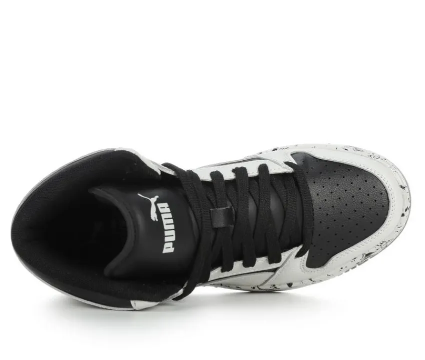 Puma Athletics & Sneakers>Boys' Big Kid Rebound Lay Up Mid Marble Basketball Sneakers