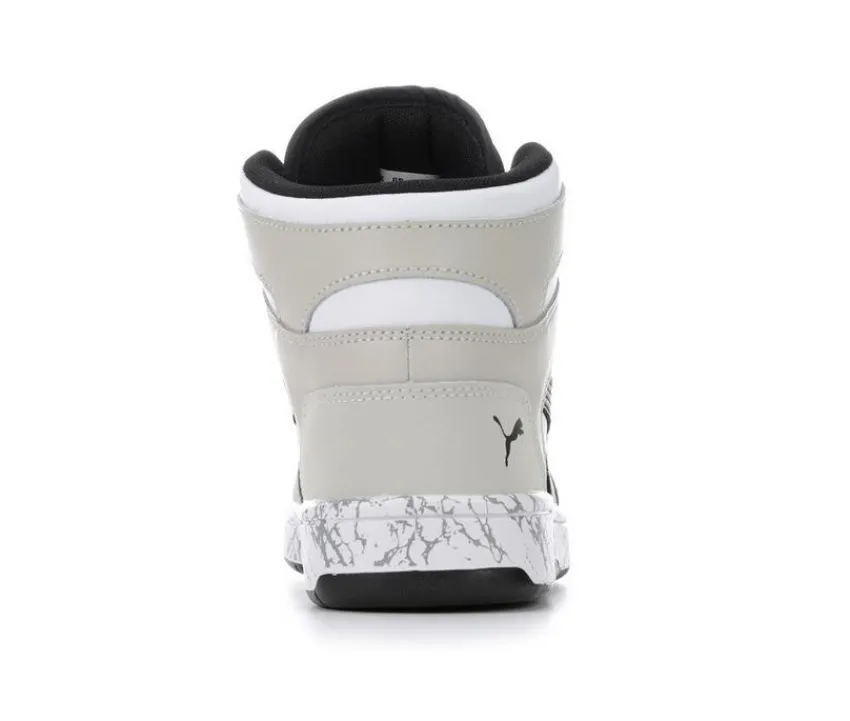 Boys' Big Kid Rebound Lay Up Mid Marble Basketball Sneakers|Puma