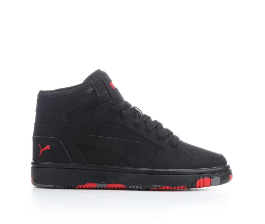 Boys' Big Kid Rebound Layup Marbleized Junior Sneakers|Puma New