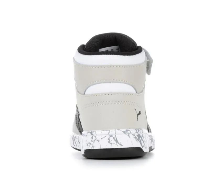 Boys' Little Kid & Big Kid Rebound Layup Mid Marble Sneakers|Puma Hot