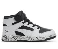 Boys' Little Kid & Big Kid Rebound Layup Mid Marble Sneakers|Puma Online