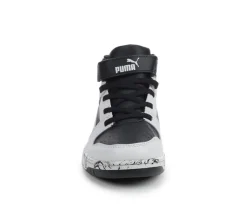 Boys' Little Kid & Big Kid Rebound Layup Mid Marble Sneakers|Puma Online
