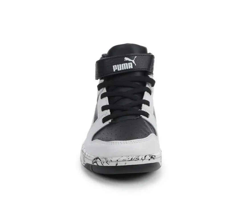 Boys' Little Kid & Big Kid Rebound Layup Mid Marble Sneakers|Puma Online