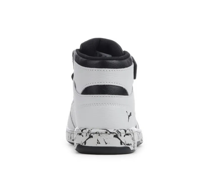 Boys' Little Kid & Big Kid Rebound Layup Mid Marble Sneakers|Puma Online