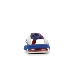 Boys' Little Kid & Big Kid Fanning Red White Blue Sandals|Reef