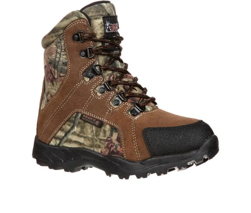 Rocky Boots|Big Kid (Sizes 3.5-7)>Boys' Camo Hiker 11-6 Boots