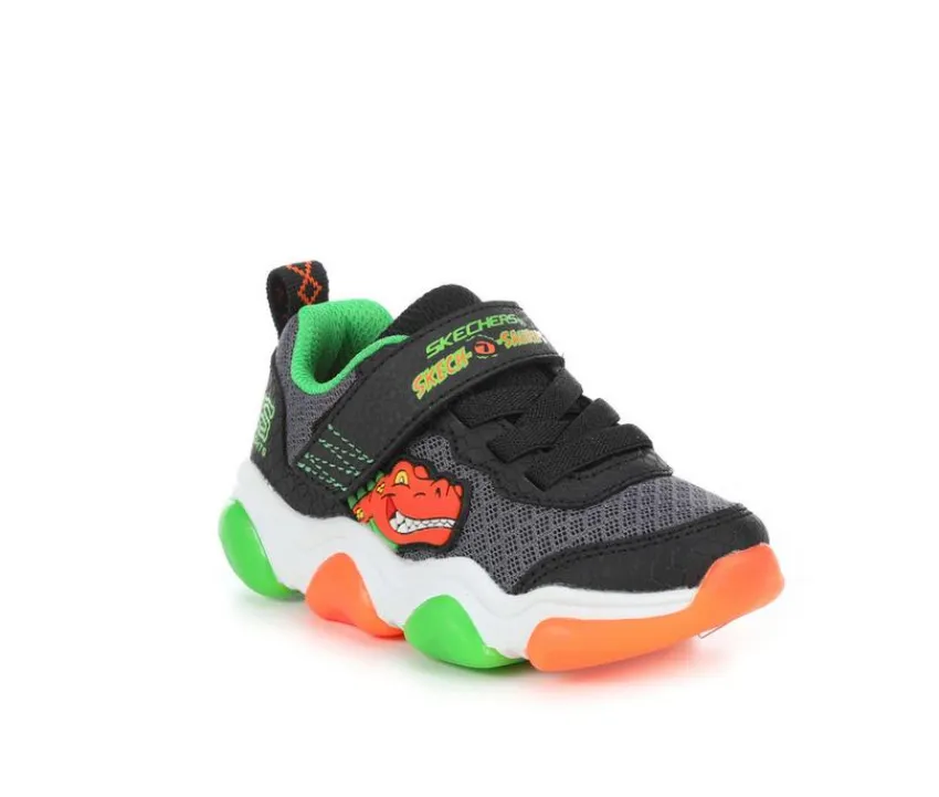 Boys' Toddler Mighty Glow 2.0 Skech-O-Saurus Light-Up Shoes|Skechers Online