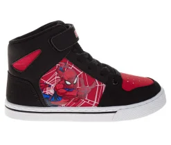Boys' Little Kid & Big Kid Spiderman Vintage High Top Sneakers|Spiderman Spider Sense Outlet