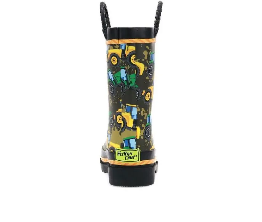 Boys' Toddler Tractor Tough Rain Boots|Western Chief Hot