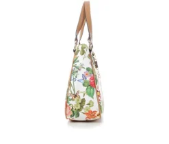 Bueno Of California Handbags>2 Tone PVC Print Handbag