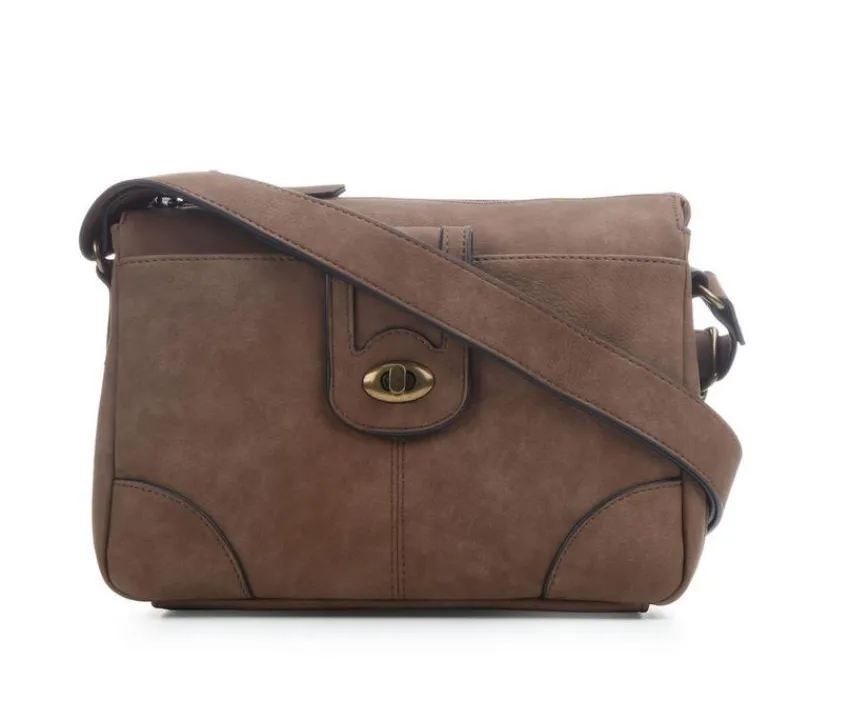 Bueno Of California Tote Bags|Handbags>Calf Turn Lock Handbag