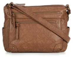 Bueno Of California Crossbody|Handbags>Elephant Wash 2 Pocket Front Handbag