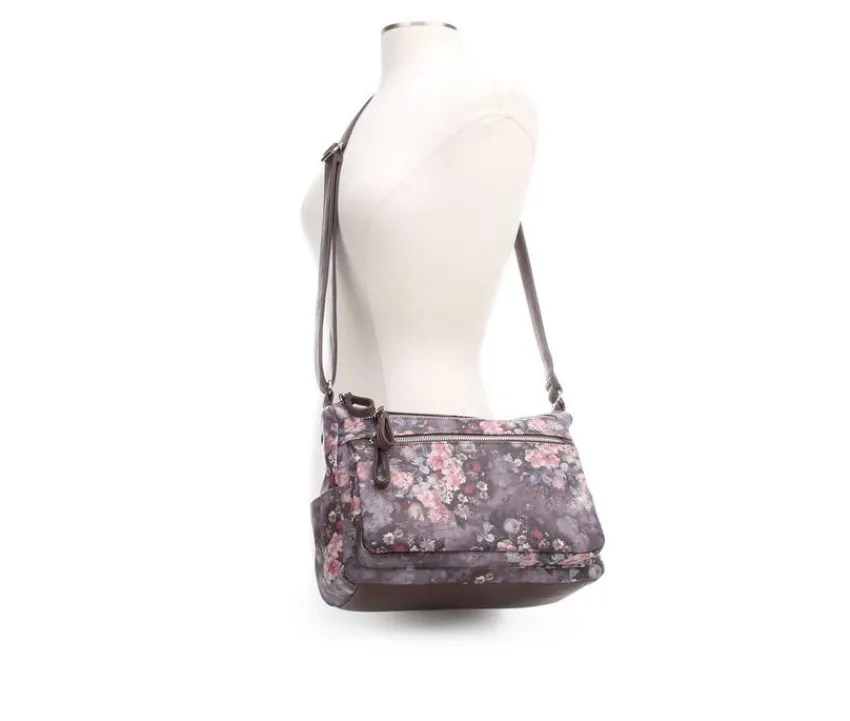 Bueno Of California Crossbody|Handbags>Front Print Zip Handbag