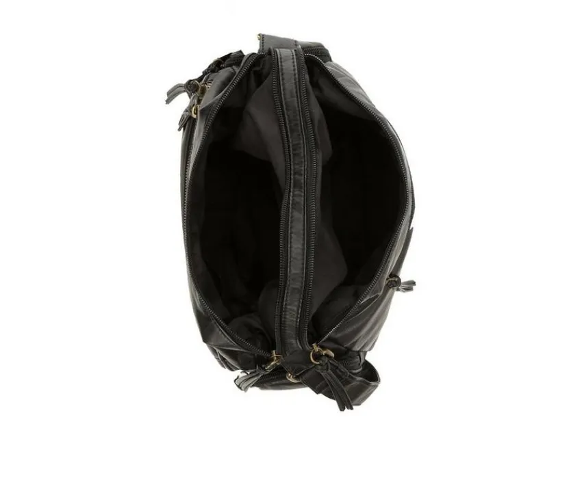 Multi Zip Pocket Crossbody Bag|Bueno Of California Clearance