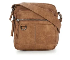 Pebble Washed Pocket Crossbody Handbag|Bueno Of California Hot