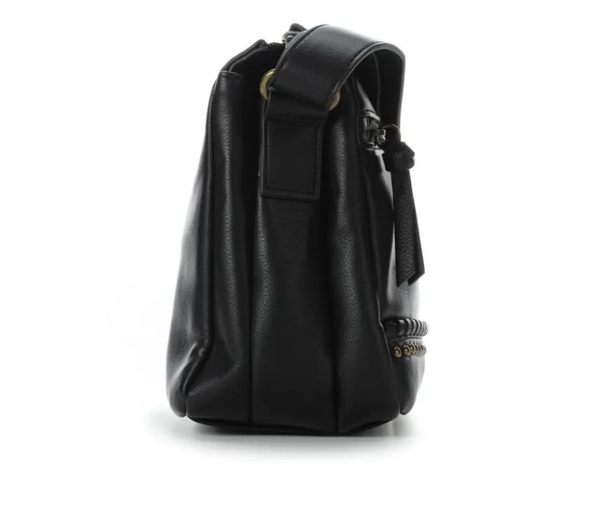 Bueno Of California Crossbody|Handbags>PVC Dome Studs Crossbody Handbag