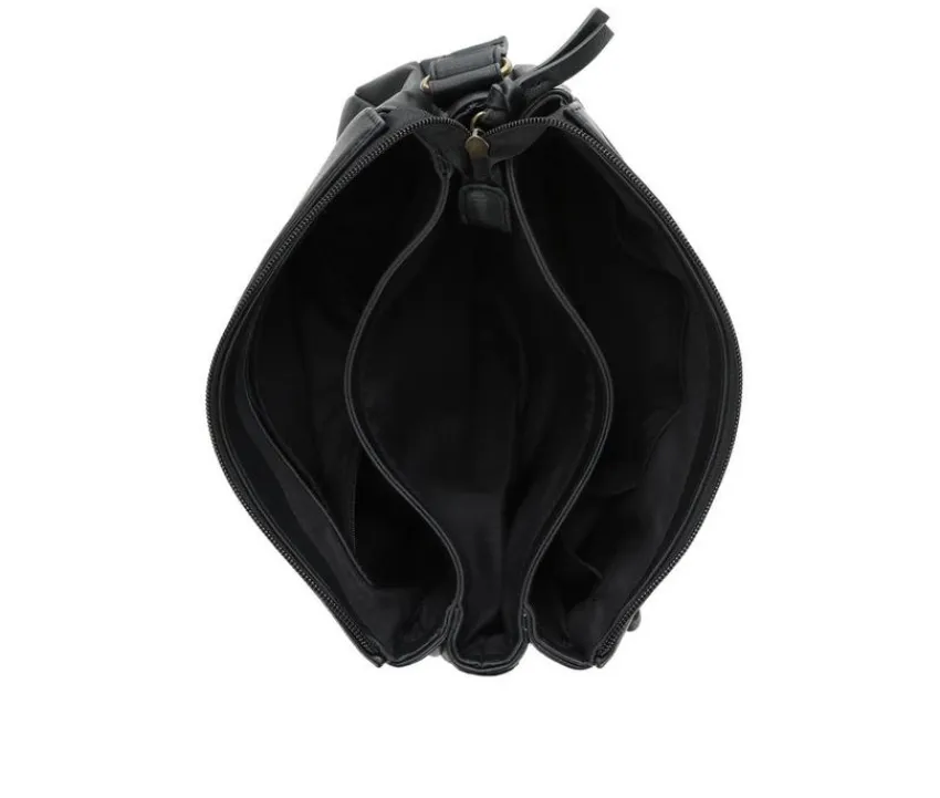Bueno Of California Crossbody|Handbags>PVC Dome Studs Crossbody Handbag