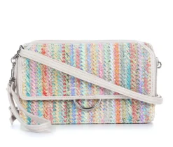 Bueno Of California Wallets|Crossbody>Straw Wallet on a String Handbag